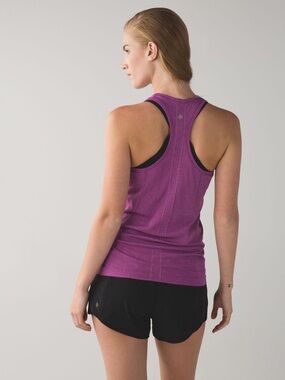 lululemon athletica Purple Racerback Workout Tank